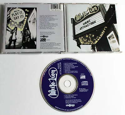 WHITE LION Mane Attraction CD 1991 Atlantic PROMO Mike Tramp VITO BRATTA OOP • $9.99