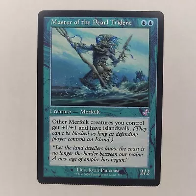 Crimped Master Of The Pearl Trident Time Spiral Remastered Nm Mtg • $12.55