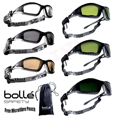 Bolle Safety Glasses Goggles Spectacles BOLLE TRACKER Welding Version Shade Lens • £7.19