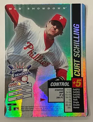 2002 MLB Showdown Pennant Run Curt Schilling SUPER SEASON FOIL #115 SP RARE • $17.95