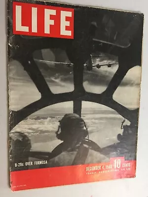 Vintage WWII Era Life Magazine DECEMBER 4 1944 B-29's Over Formosa • $9.99