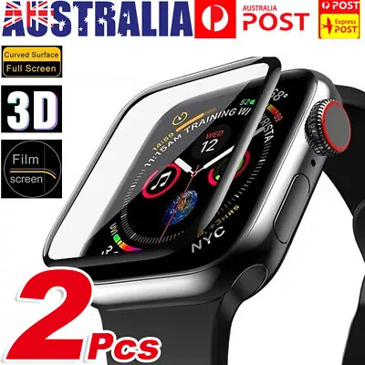 $3.99 • Buy X2Ps Apple Watch IWatch Screen Protector Cover 7 6 5 4 3 SE 38 42 40 44 45 41 Mm
