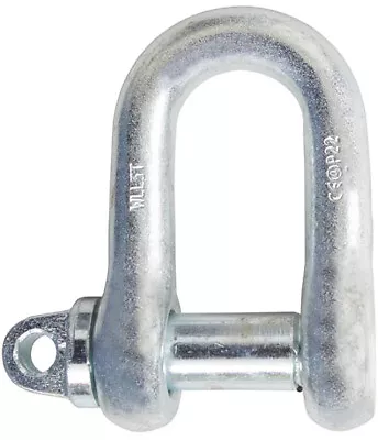 0.5 - 7 Ton Large Steel D Chain Shackle Screw Pin Tested Lifting Towing Recovery • £3.11