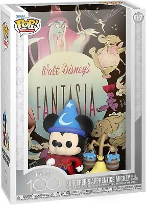 Funko Pop Movie Poster Disney 100th Anniversary - Fantasia Sorcerer's Apprentic • $84.99