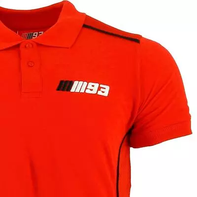 Polo Shirt Red Marc Marquez MM93 Official Collection Located In USA • $59.99