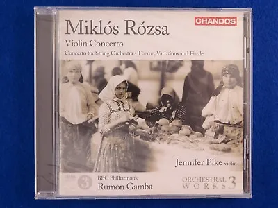 Miklos Rozsa Violin Concerto Volume 3 Jennifer Pike - Brand New - CD - Fast Post • $17.61