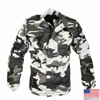 £75 • Buy M65 Jacket Alpha Industries US Army Military Combat Field Hunting Coat Snow Camo