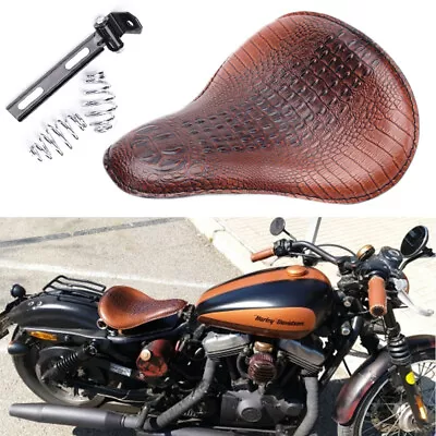 Motorcycle Solo Seat Spring Mounting Bracket Alligator For Harley Chopper Bobber • $85.09