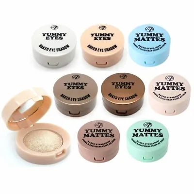 W7 Baked Eyeshadow Yummy Eyes Mono Shadow Highly Pigmented Shimmer Or Matte • £3.99