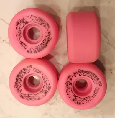 New Them Skateboard Wheels 54mm 95a NOS Vintage New Old School • $14.49