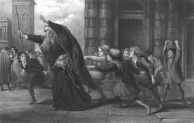 William Shakespeare Play MERCHANT OF VENICE SHYLOCK ~ 1873 Art Print Engraving • $9.99