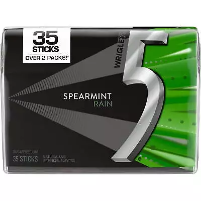 5 Gum Spearmint Rain Sugar Free Gum 35-Stick Pack • $21.99