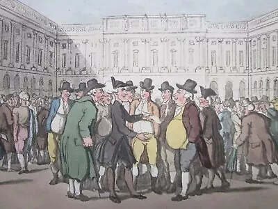 £10 • Buy Four Antique Etching's C.1813, DOCTOR SYNTAX, Liverpool, Thomas Rowlandson