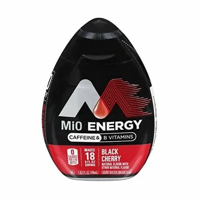 12 MiO Energy Water Enhancer Black Cherry With Caffeine - 1.62 Oz  Ea. 4/2024 • $39.97