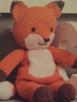 T003 Knitting Pattern Fantastic Mr Fox Children's Soft Toy • £2