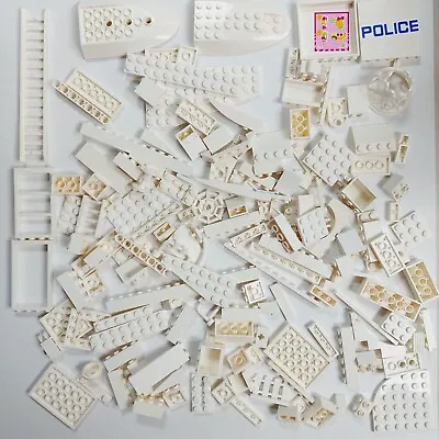 LEGO White 250g Assorted Pieces Mixed Bricks Bulk Parts Creativity 0.25kg A11 • $22.99
