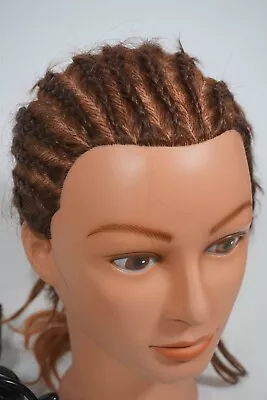 Hair Styling Mannequin Head Human Hair Real Braided • $14.99