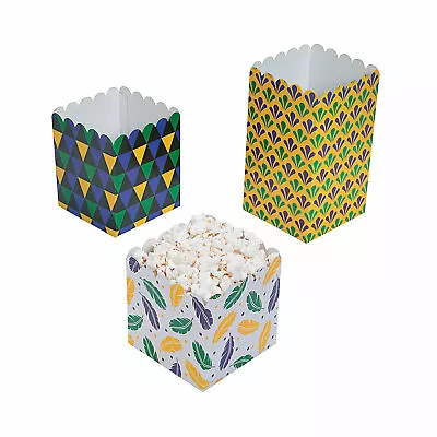 Mardi Gras Popcorn Boxes Party Supplies 12 Pieces • $9.95