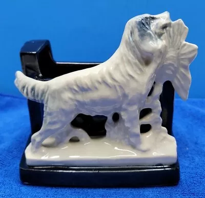 1 - Vintage McCoy Bird Dog Black & White Planter - 5-3/4” Tall. • $75