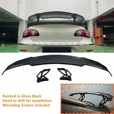 For VW CC Passat CC 09-12 Painted Trunk Spoiler Wing V-Style Universal 56x8.7'' • $99.98