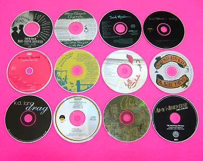 FEMALE MUSIC 12 CDs Amy Winehouse Celine Dion Michelle Shocked Sarah McLachlan • $9.95