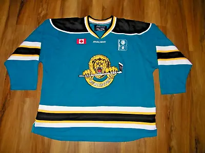 Canadian Minor League Burlington Game Used Hockey Jersey Size Xxl(58)nice Shape • $79.99