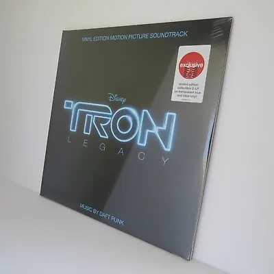 NEW TRON Legacy SEALED 2 LP OST Daft Punk 2021 Colored Vinyl Disney Clear Blue • $50