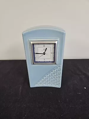 Rare Wedgwood 'Moments' Mantle Piece Clock Blue Jasper  • $84.91
