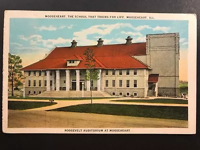 Postcard Mooseheart IL - Roosevelt Auditorium At Mooseheart • $5.10