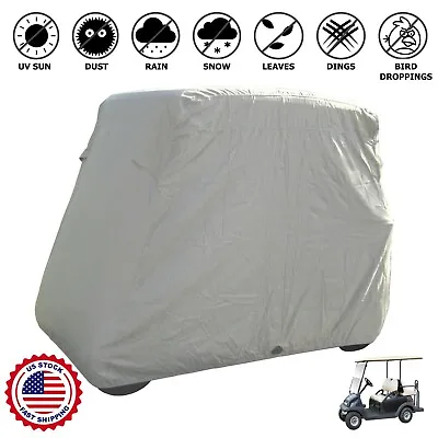 4 Passenger Seater Golf Cart Storage Cover Fits EZ GO Club Car Yamaha - Taupe • $69