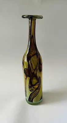 Mdina Glass Earthtones Bottle Vase Malta • £25