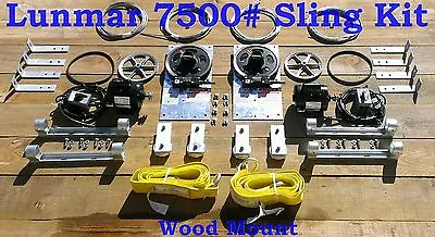 $2800.50 • Buy Lunmar Boat Lifts 7500# Sling Kit Wood Mount 