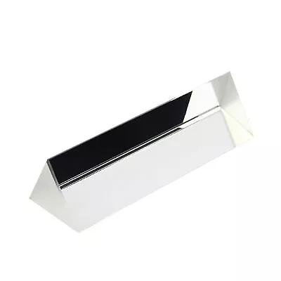 30x30x100mm Optical Glass Triangular Prism Teaching Light Spectrum Physics G8J6 • $10.82