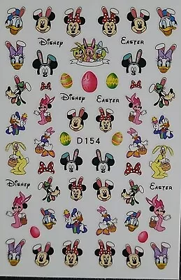 Easter Cute Mickey Minnie Donald Goofy Nail Art Stickers  • $3.89