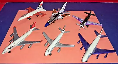 Assorted Matchbox Metal Airplane Set - Lot Of 6 - AS IS • $40