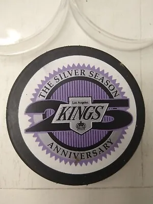 Vintage Los Angeles Kings La 25 Seasons The Silver Season Hockey Puck • $8