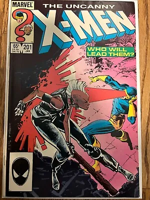 The Uncanny X-Men #201 (Marvel January 1986) - 1st App Nathan Summers (Cable) • $5