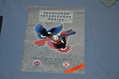 1997 New York Mets Scorecard Program Mets Vs Red Sox Commemorative Edition  • $19.99