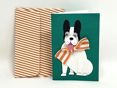 Meri Meri Gift Enclosures DOG Bulldog All Occasion Embellished Paper Craft NEW • $1.99