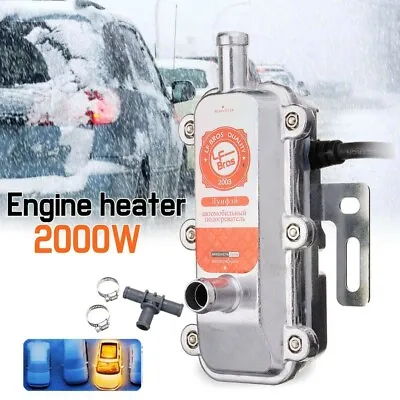 Universal 2000W Car Engine Coolant Heater Preheater Motor Pre Heating Warmer • $48.19