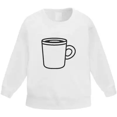 'Coffee Mug' Kid's Sweatshirt / Sweater / Jumper (KW045813) • $16.41