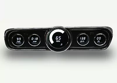 Ford Mustang Digital Dash Panel For 1965-1966 Gauges By Intellitronix White LEDs • $335.93