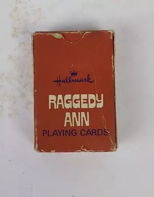 VINTAGE RAGGEDY ANN Hallmark Decks Miniature Playing Cards • $10.99