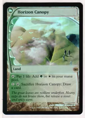 Magic The Gathering MTG Horizon Canopy FOIL Future Sight • $135