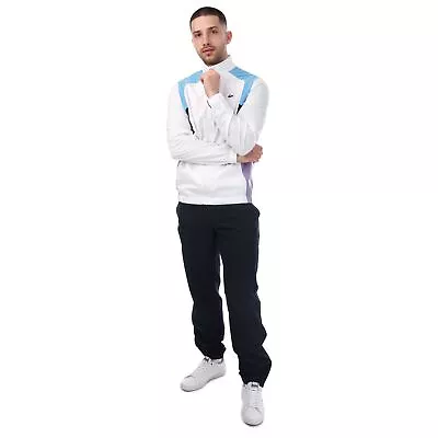 £134.99 • Buy Men's Lacoste Sport Colour-Block Tennis Track Jacket And Pant Tracksuit In White