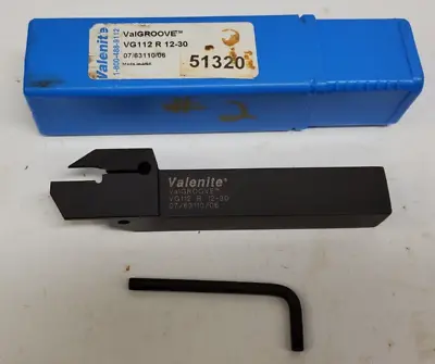 NEW - Valenite -ValGROOVE Tool -VG112 R 12-30 - Shank - #2 • $59.99