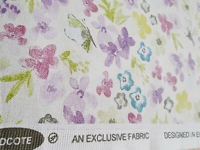 HIDCOTE Fabric Fryetts Fabrics Exclusive Design  LILAC Colour. PER METRE • £10