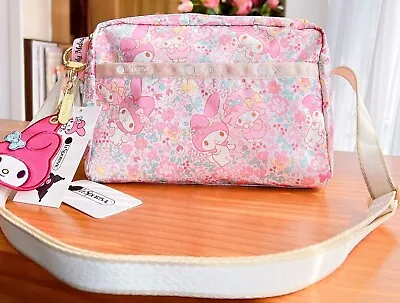 Lesportsac Cute Cartoon Sanrio My Melody CROSSBODY Bag Shoulder Purse Kitty • $67.90