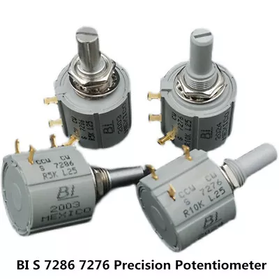 BI S 7286 7276 Precision Multi-turn Potentiometer 10 Turns 2W R 1K 2K 5K 10K • $49.63