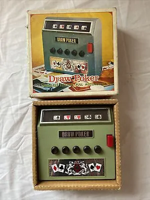  Vintage Waco 1971 Draw Poker Cordless Electric Full Automatic Game • $22.95